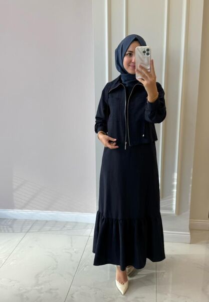 Kadın 12651 Eylül Ceketli Elbise