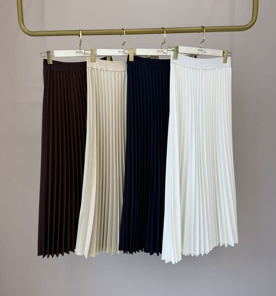 Kadın 18232-1 Piliseli Etek