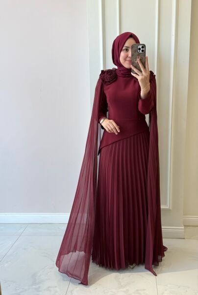 3073 Esra Abiye Elbise