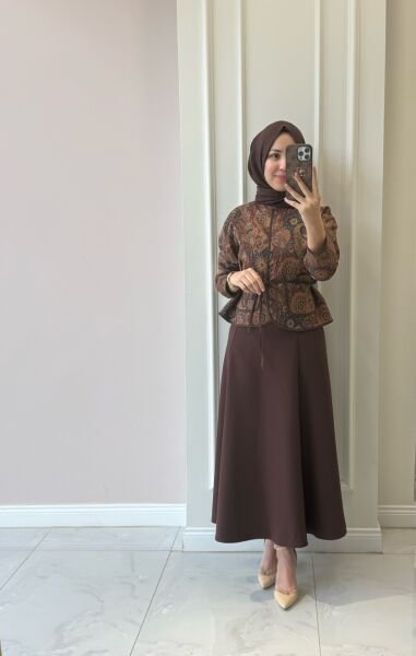 32447 Etnik Desen Ceket