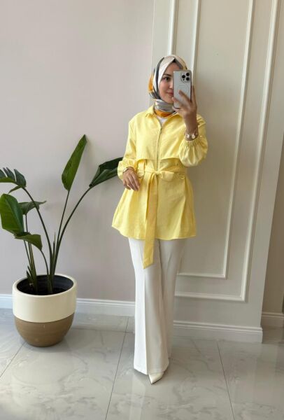 Kadın Jupe 9253 Cupra Kemerli Kap