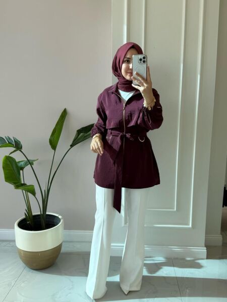 Kadın Jupe 9253 Cupra Kemerli Kap