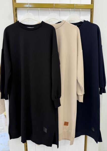 Kadın 30645 Basic Uzun Tunik