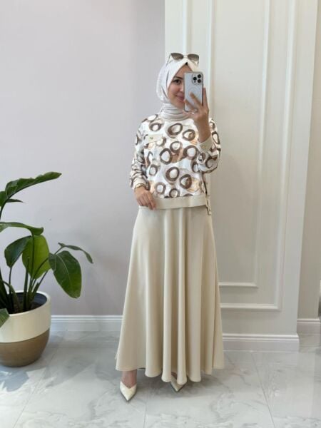 Kadın 2270 Bluz Elbise Takım