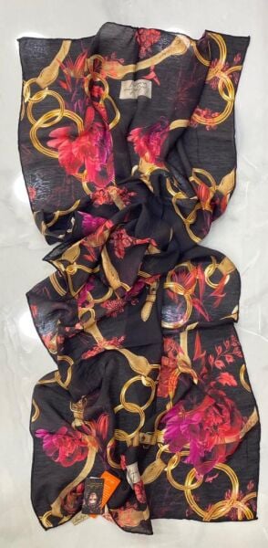 Kadın  LB1560 Güz Serinliği Zincir Şal