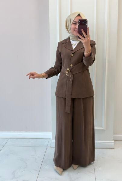 66521 Ceketi Kemerli Takım