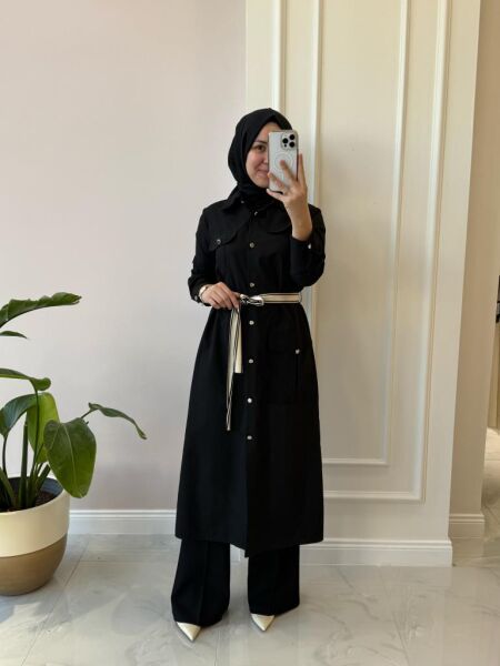 Kadın 17790 Düğmeli Giyçık Kap