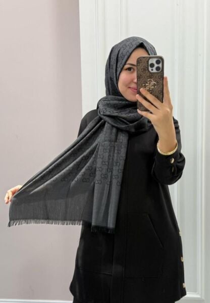 Kadın 105 Yün İpek G Desen Şal