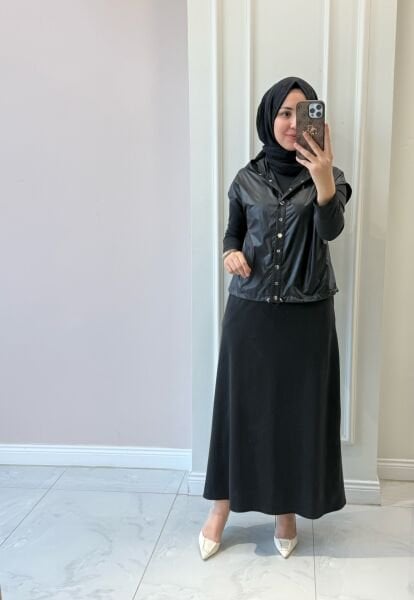 7273 Ceylan Çıtçıtlı Elbise