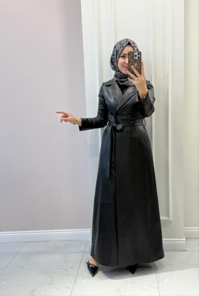 Kadın 2629031 Deri Pardesü