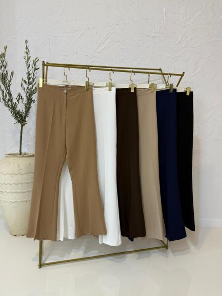 Kadın 5001 Yüksek Bel İspanyol Pantolon