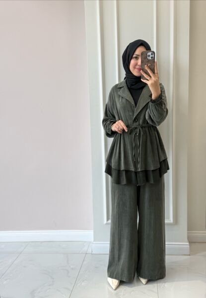 6554 Lady Fırfırlı Takım