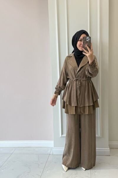 6554 Lady Fırfırlı Takım