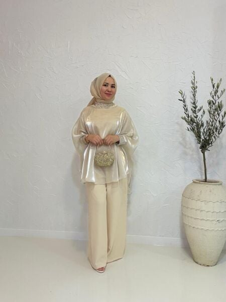 Kadın Jupe 6075 Taş Şeritli Tulum