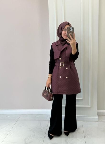 Kadın 31240 Kapitone Yelek