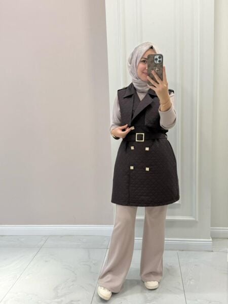 Kadın 31240 Kapitone Yelek