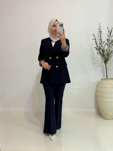 Kadın 1156 Leoparlı Kısa Ceket