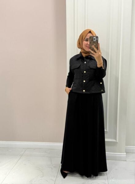 Kadın 31220 Kapitone Yelekli Takım