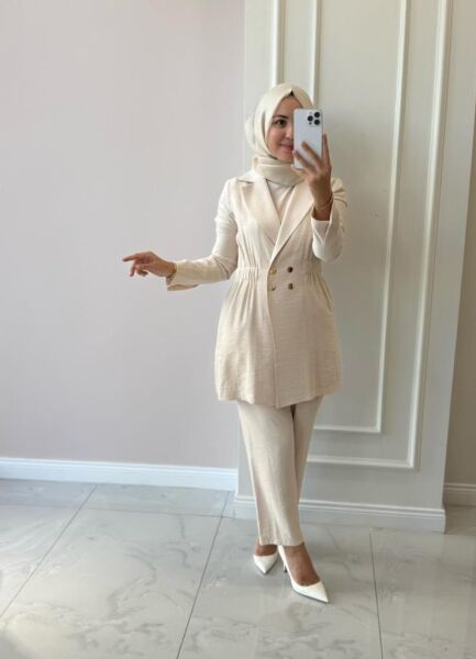 Kadın 2517114 Çıtçıt Düğmeli Takım