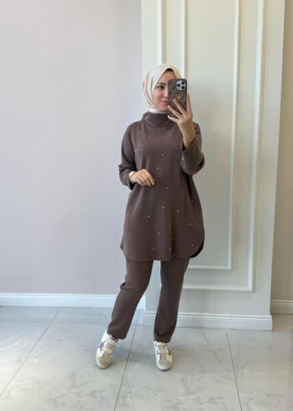 Kadın 30989 Taşlı Takım