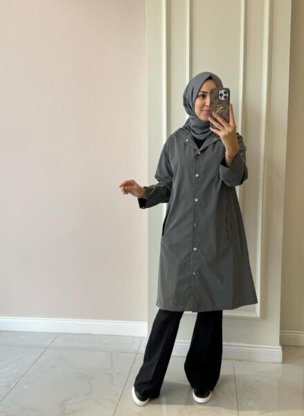 Kadın 31237  Yağmurluk Kap