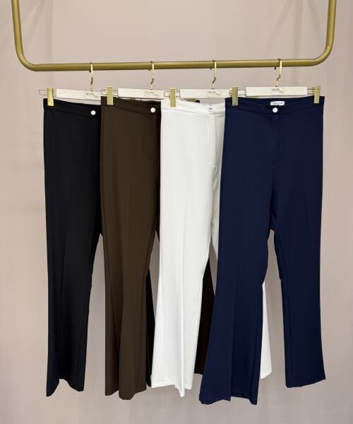 5001-1 Yüksek Bel İspanyol Pantolon