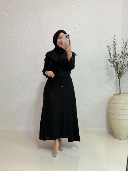 Kadın Jupe 8493 Pul Ceket Yakalı Etekli Takım