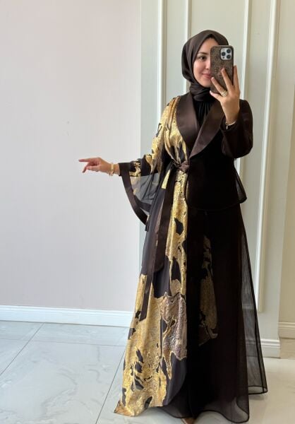 46925 Betül Abaya Takım