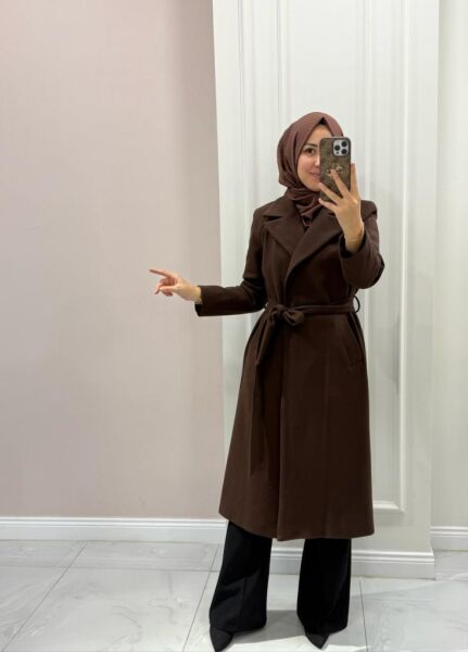 Kadın 31251 Kaşe Kaban