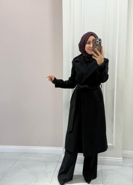 Kadın 31251 Kaşe Kaban