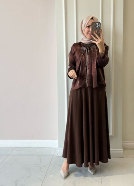 8621 Melis Üçlü Etekli Takım