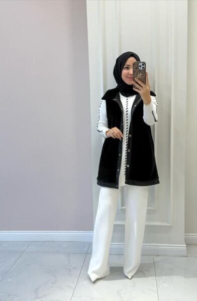 Kadın 1408 Triko Pantolon Takım