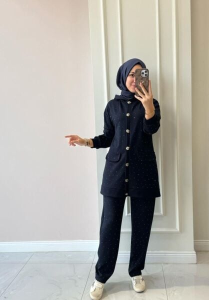 Kadın 9947 Zeren Taşlı Takım