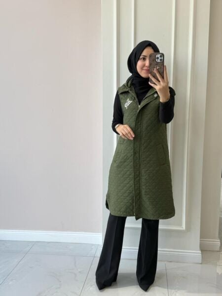 Kadın 9875 Kapitone Yelek