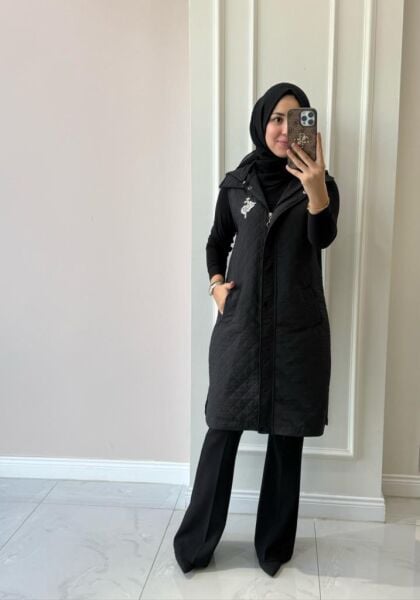 Kadın 9875 Kapitone Yelek