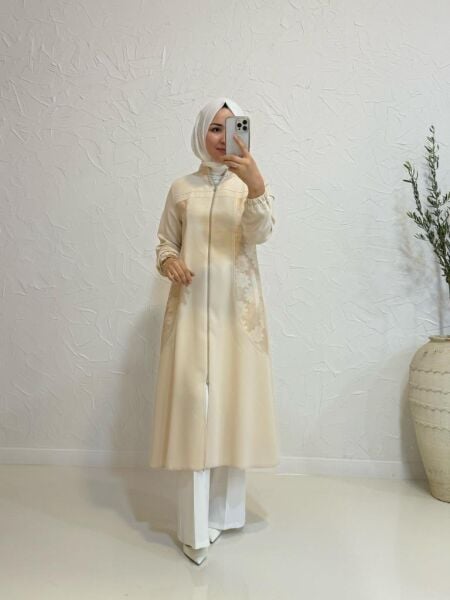 Kadın 25225 Kabartma Desenli Kap