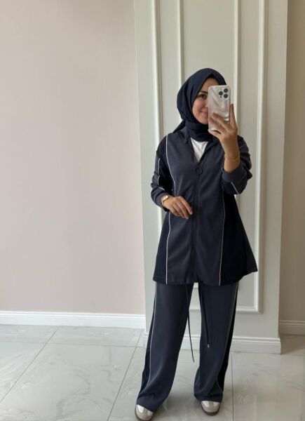 Kadın 20601 Spor Şeritli Takım