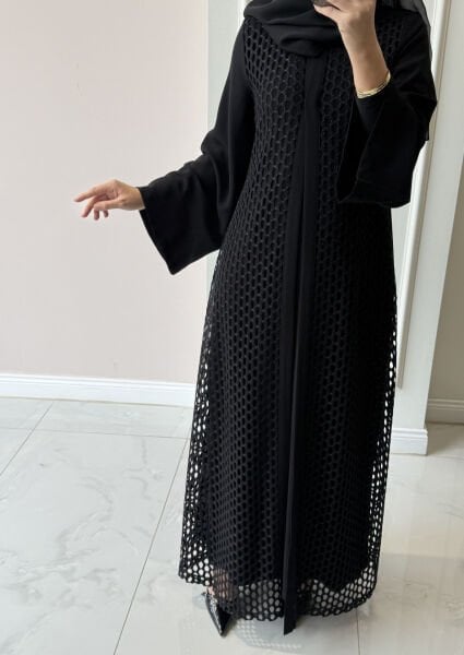 2793 Hanzade  Abaya Takım