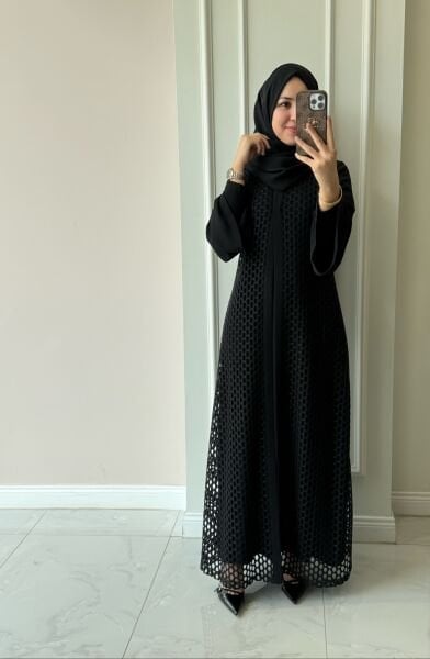 2793 Hanzade  Abaya Takım
