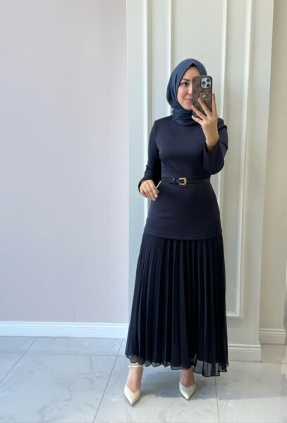 Kadın 12654 Piliseli Elbise