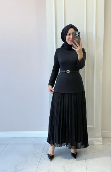 Kadın 12654 Piliseli Elbise